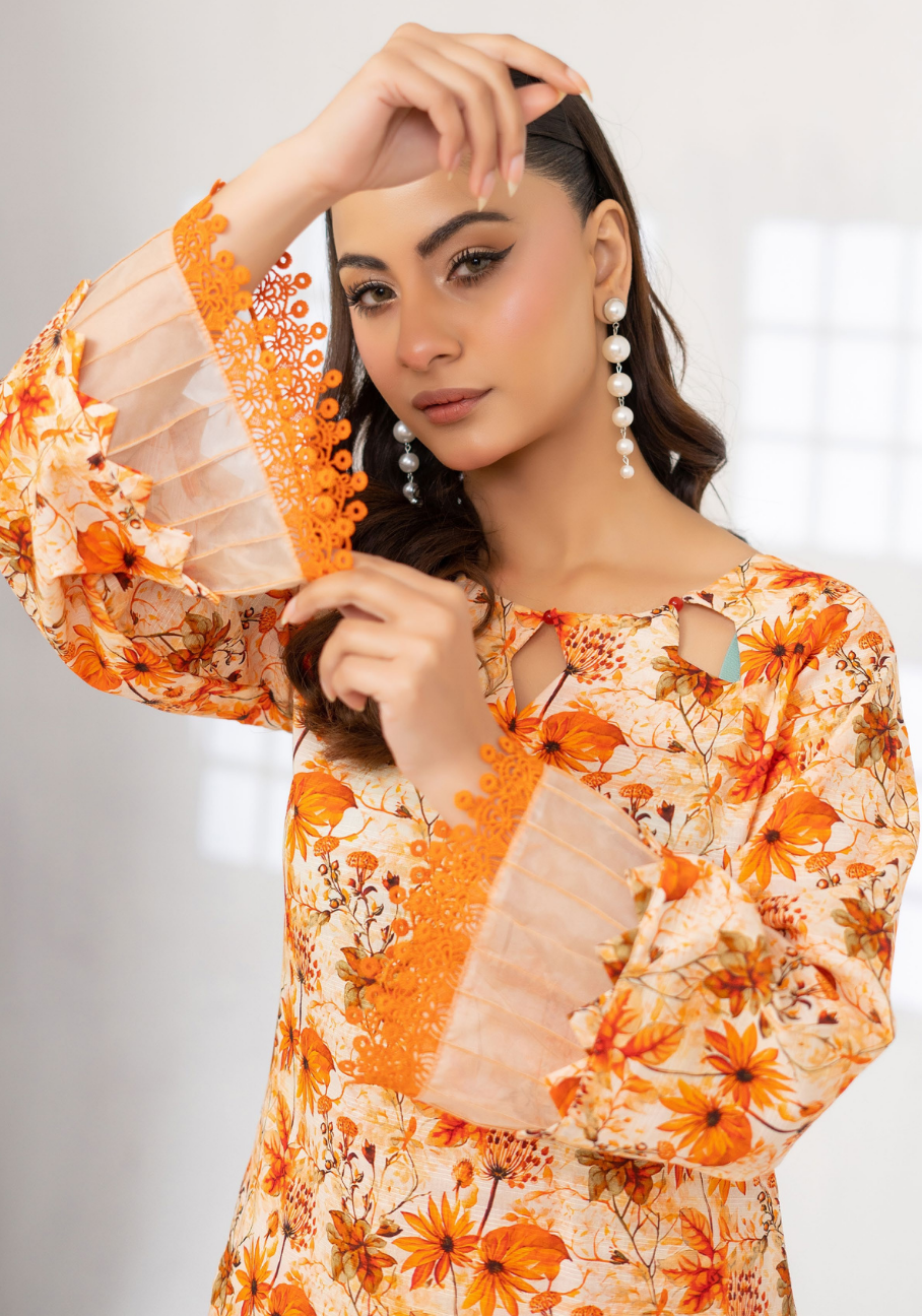 2 Piece Lawn Suit-Printed (Unstitched)